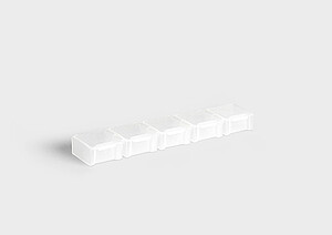25 off 22mm Clear Tool Storage Boxes Made By Rose Plastics  R64 