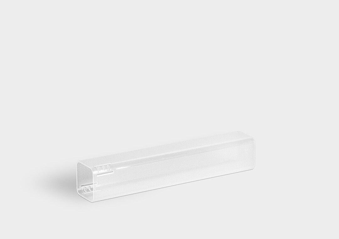 TopPack: a single packaging tube with short shankholding base-plug or telescopic inner section.