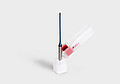 Plastic packaging tube TopPack FoldBack for delicate tool tips.